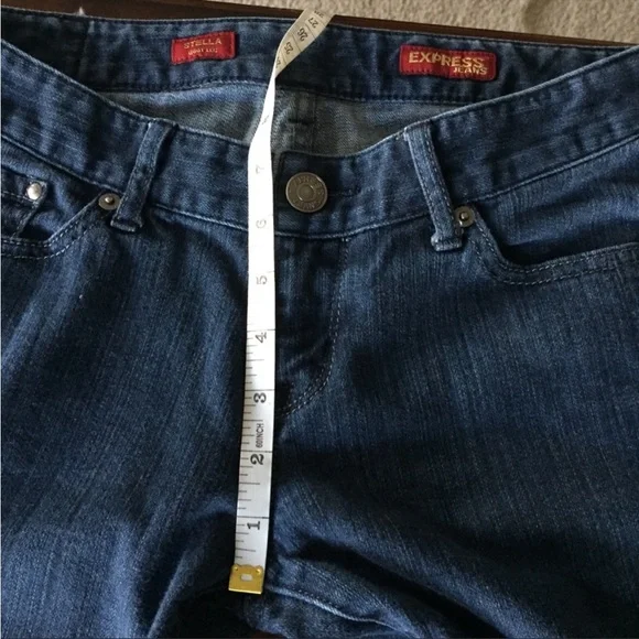 Express Jeans Stella Boot Leg Size 2L Long Denim - Picture 12 of 13